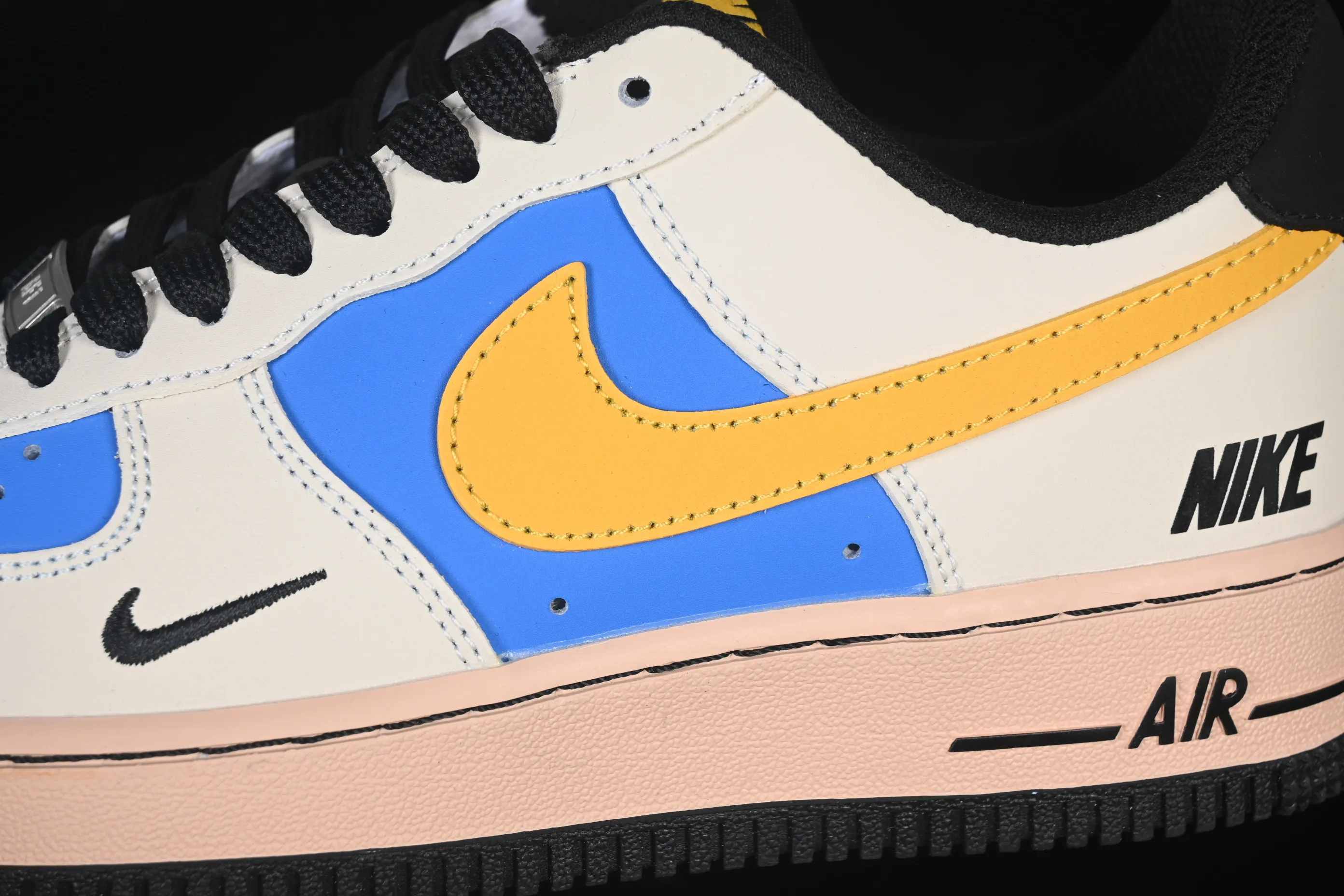 All categories Nk Air Force 1 Air Force series Nk Air Force 1 Low Air Force low-top Nike Air Force 1'07 Low colorful stitching Air Force 1 low-top casual sneakers NH0601-577